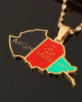 Afghanistan-Map-Flag-Necklaces-Stainless-Steel1