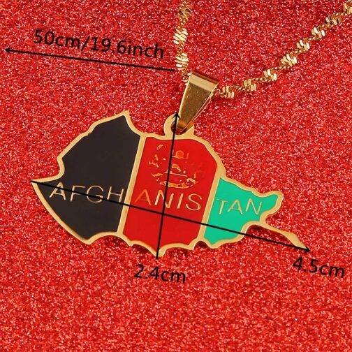 Afghanistan-Map-Flag-Necklaces-Stainless-Steel4